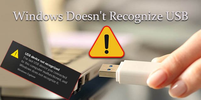 Home windows Doesn’t Acknowledge USB – How To Repair